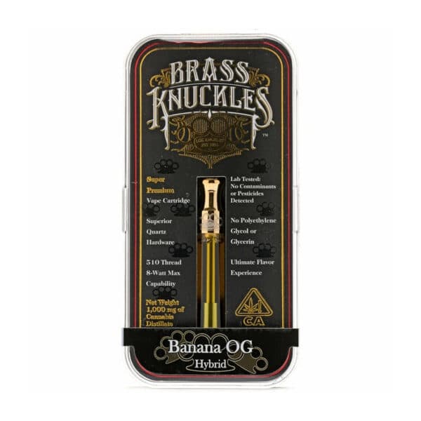 Banana OG Brass Knuckles Vape Cartridge