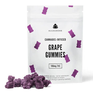 Buuda Bomb 100mg Gummies Grape