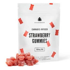 Buuda Bomb 100mg Gummies Strawberry