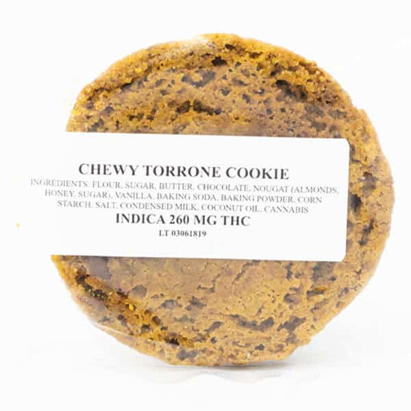Chewy Torrone Cookie 260mg THC (Canna Co. Medibles)