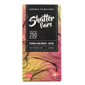 Sativa Cookies & Green Shatter Bar (Euphoria Extractions) | Weed Online Store