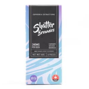 Indica 240mg Shatter Brownies (Euphoria Extractions)
