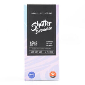 Indica 60mg Shatter Brownies (Euphoria Extractions)