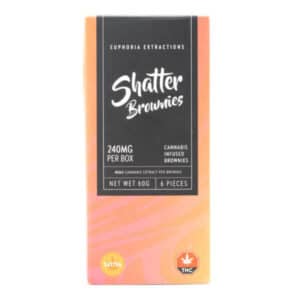 Sativa 240mg Shatter Brownies (Euphoria Extractions) | Weed Online Store