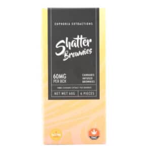 Sativa 60mg Shatter Brownies (Euphoria Extractions) | Weed Online Store