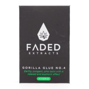 Gorilla Glue #4 Shatter (Faded Cannabis Co)
