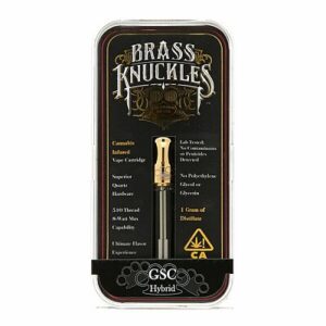 Buy GSC Brass Knuckles Vape Cartridge