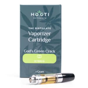 God’s Green Crack Vape Cartridge (Hooti Extracts)