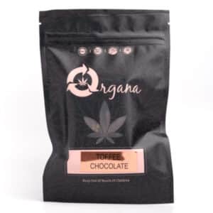 THC & CBD Toffee Chocolate Bar (Organa) | Weed Online Store