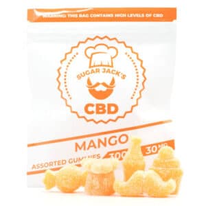 SugarJacks Assorted CBD Gummies Mango 300MG 600x600 1