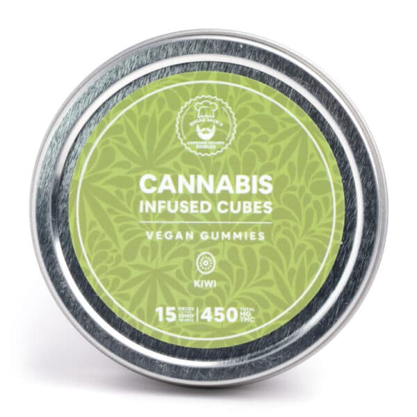 SugarJacks Vegan Cannabis Infused Cubes Kiwi 450MG 768x768 1