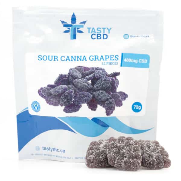 CBD Sour Canna Grapes (Tasty CBD) | Weed Online Store