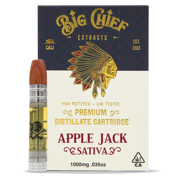 Apple Jack - Big Chief THC Cartridge 1G