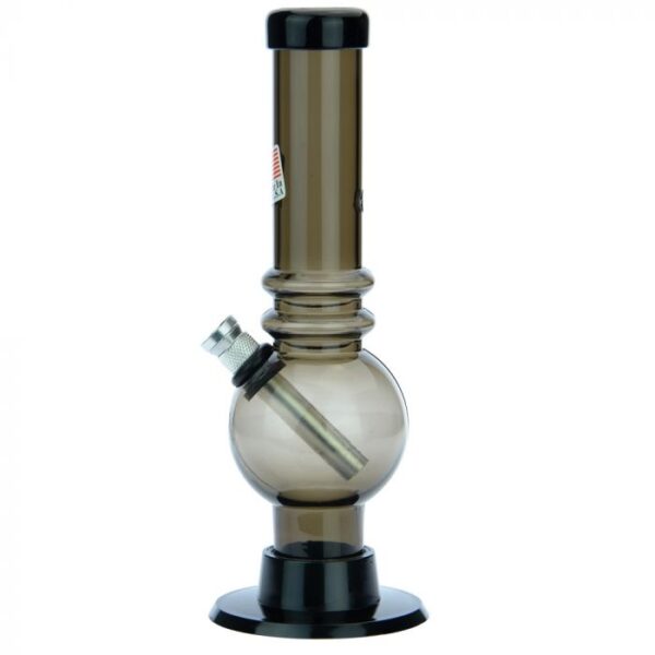 Acrylic Straight Bubble Base Mini Bong with Marias | Weed Online Store