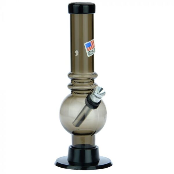 Acrylic Straight Bubble Base Mini Bong with Marias | Weed Online Store