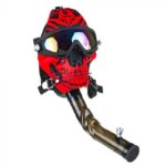Gas Mask Goggle Bong with Bent Tube | Weed Online Store