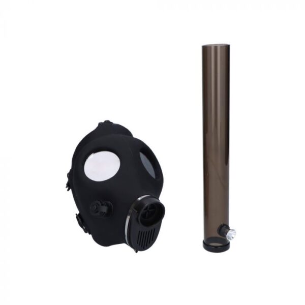 Silicone Gas Mask Bong with Acrylic Straight Tube | Weed Online Store