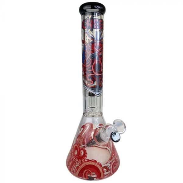 Cheech Glass Kraken Perc Ice Bong | Weed Online Store