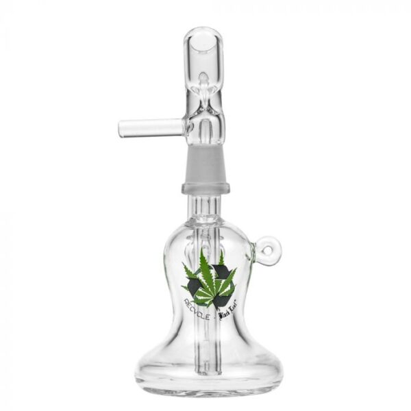 Black Leaf - Portable Bubbler with Inline Hole Diffuser - Image 2