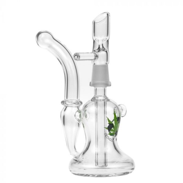 Black Leaf - Portable Bubbler with Inline Hole Diffuser