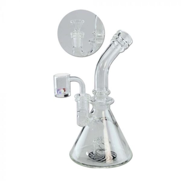 BLAZE Beaker Base Hybrid Dab Rig with Drum Percolator - Image 2