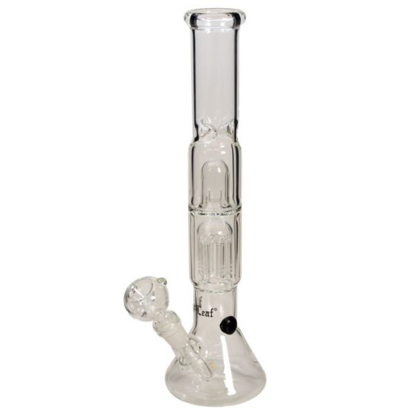 Black Leaf - ELITE Beaker Base 6-arm Perc Bong - Carb Hole