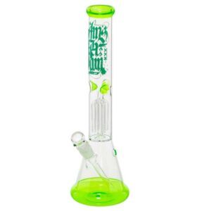 Amsterdam Glass Beaker Ice Bong with 4-Arm Tree Percolator