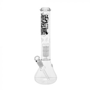 Amsterdam 39cm Glass Beaker Base Ice Bong with Tree Perc