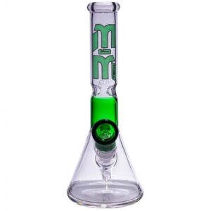 M&M Tech Mini Beaker Ice Bong with Color Ring