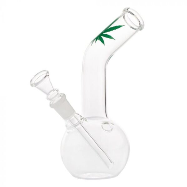 Amsterdam Leaf Glass Bubble Base Bong Gift Set - Image 3