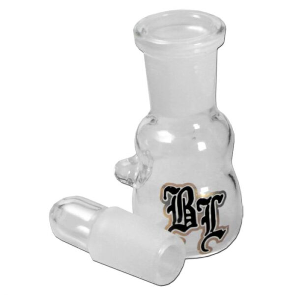 Black Leaf - Glass Dispenser for I-Tal Hemp Wick - Large - Image 2