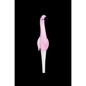 Flamingo Glass Dab Straw Collector