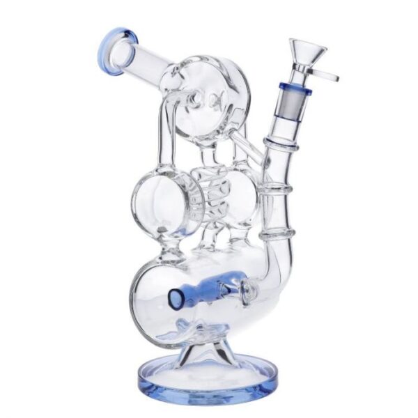 Twisty Perc Showerhead Recycler Bong - Dab Rig