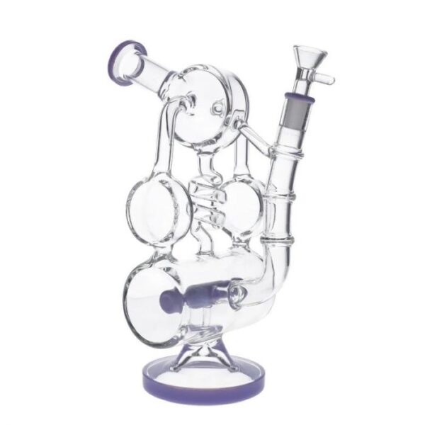 Twisty Perc Showerhead Recycler Bong - Dab Rig - Image 2