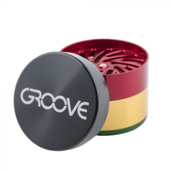 Aerospaced Groove 4-Piece Aluminum Grinders - 2 inch - Image 3