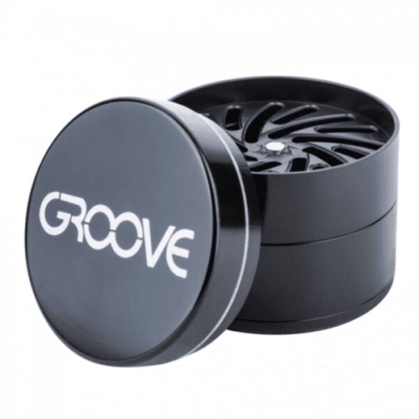 Aerospaced Groove 4-Piece Aluminum Grinders - 2 inch - Image 2