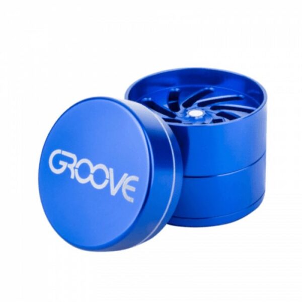 Aerospaced Groove 4-Piece Aluminum Grinders - 2 inch