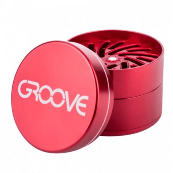 Aerospaced Groove 4-Piece Aluminum Grinders - 2 inch - Image 5