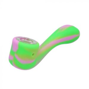 Silicone Sherlock Hand Pipe with Insert Bowl