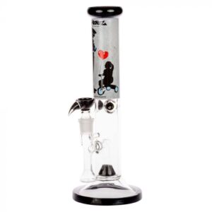 G-Rollz Banksy Straight Tube Percolator Bong