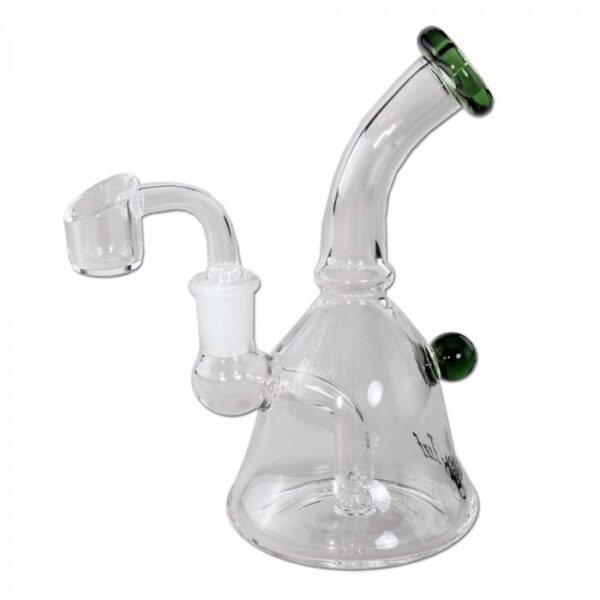 Black Leaf Bell Dab Rig with Hole Diffuser - Image 2