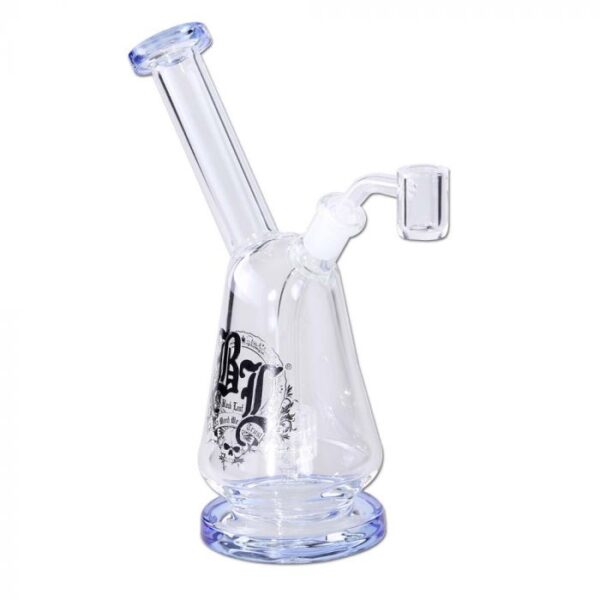 Black Leaf Glass Drum Percolator Dab Rig - Image 3