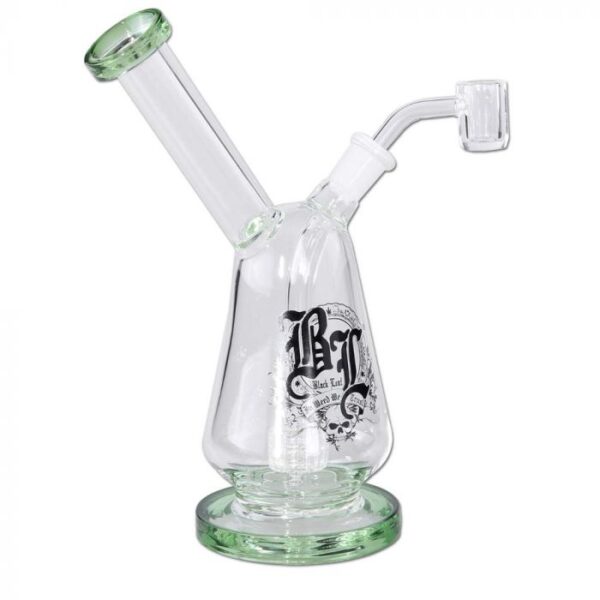 Black Leaf Glass Drum Percolator Dab Rig - Image 4