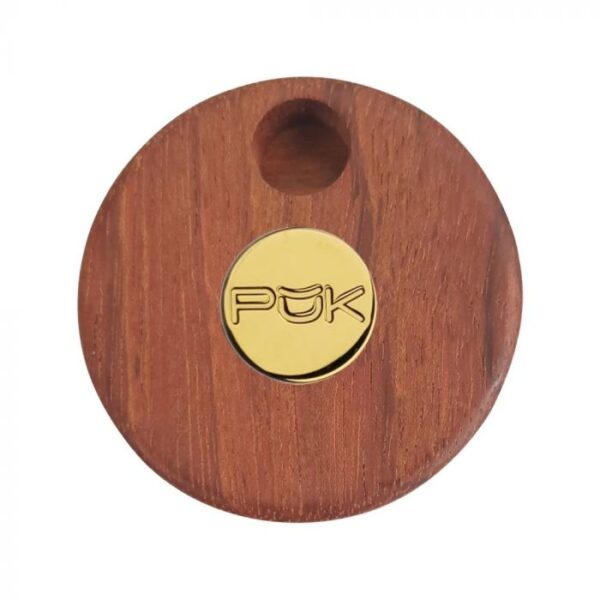 Wood PUK Cannabis Container and Smoking Device