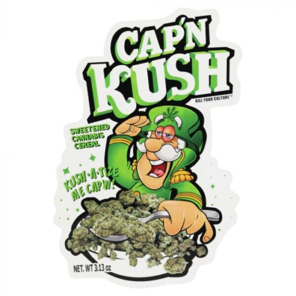 Cap'n Kush Sticker