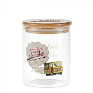 Cheech and Chong Glass Stash Jar | Green Van