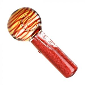 Freezable Glycerin Space Glitter Spoon Pipe