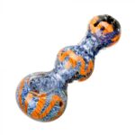 3.5 Fritted Squiggle Spoon Glass Pipe