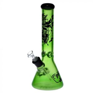 Colored Glass Beaker Base Ice Bong