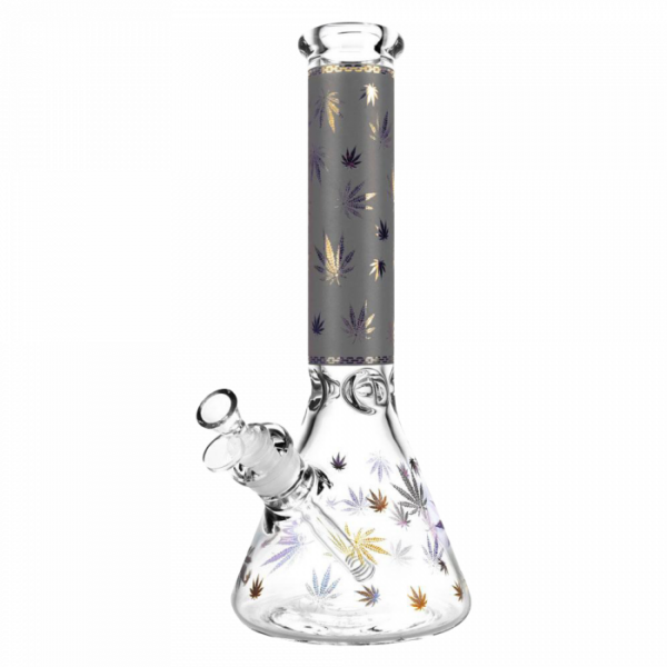 The Trees Foil Canna-Leaf Print Beaker Ice Bong - Image 2